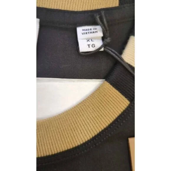 Burberry Men’s Jayson Icon Stripe Crewneck T-Shirt Black XL 8078114 - Picture 5 of 8